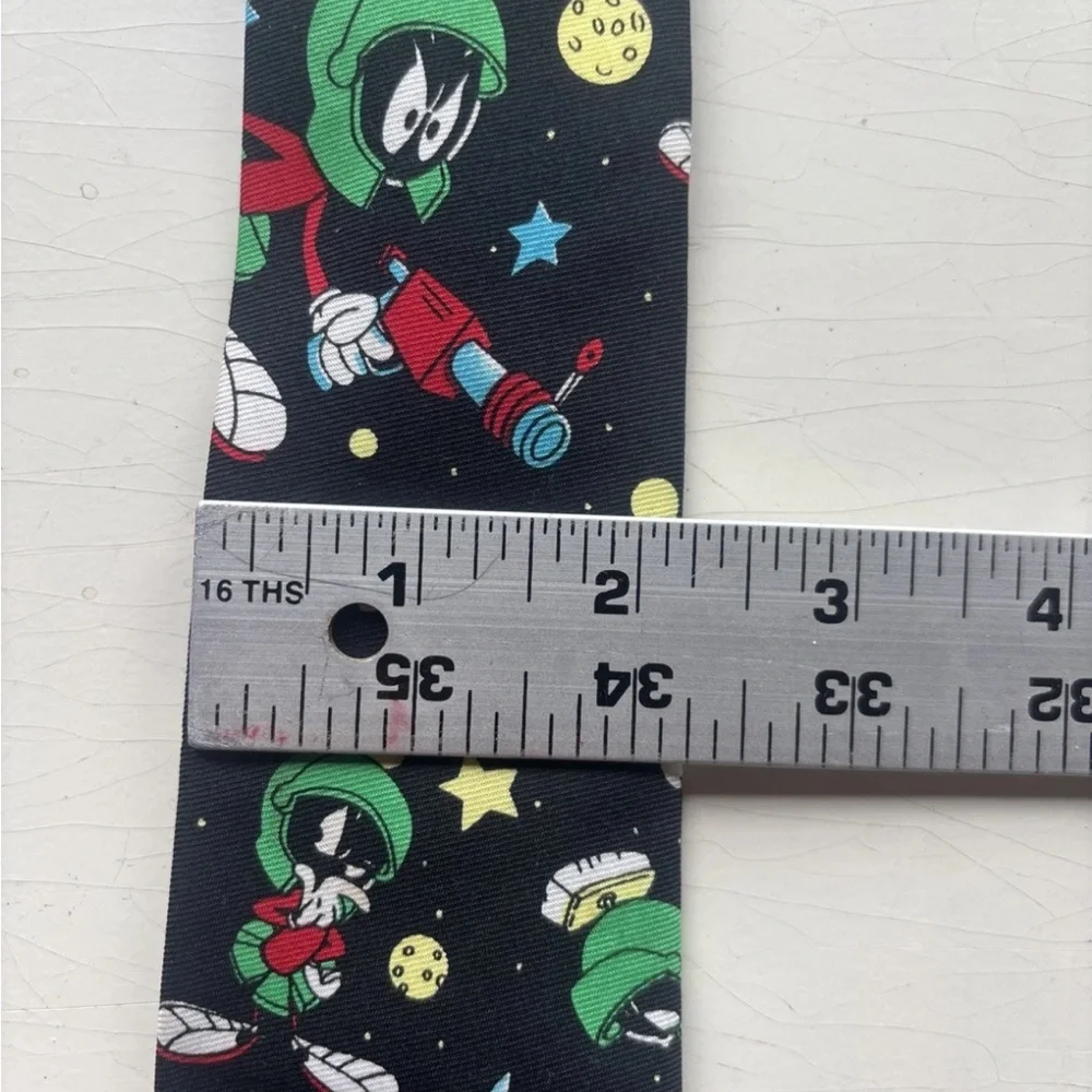 Looney Tunes Marvin The Martian Clip On Tie Vintage 1997
